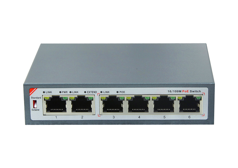 Switch poe 4 ports BAS-IP SH-20.4
