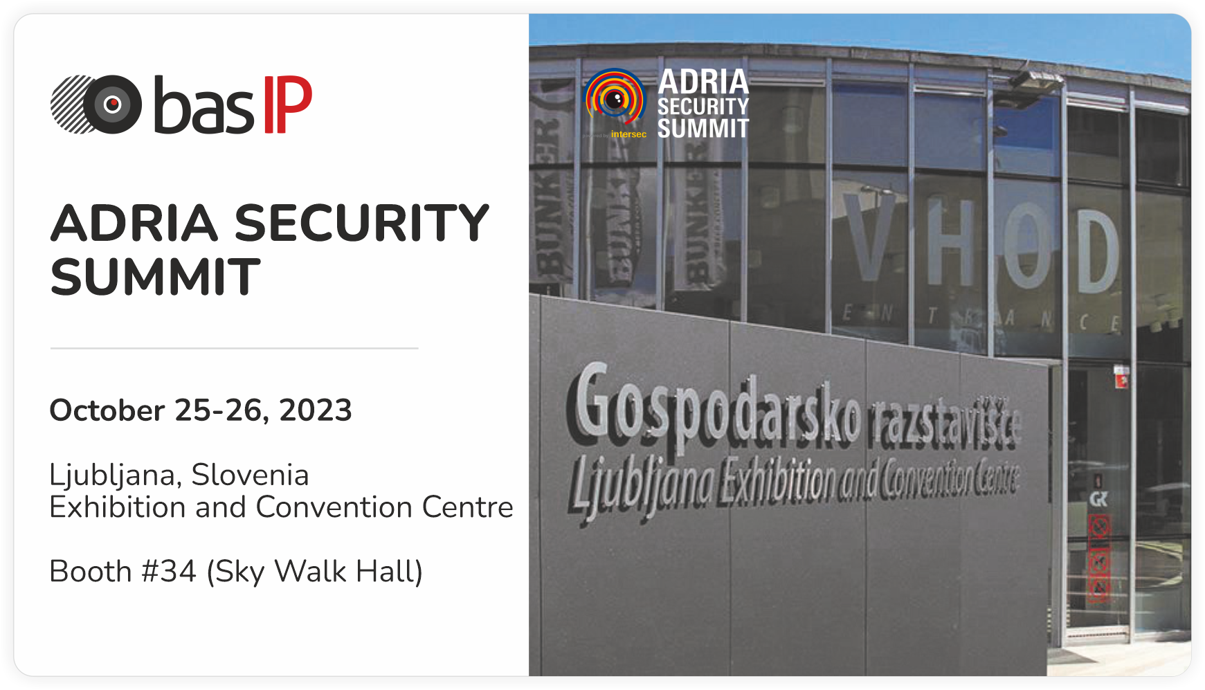 BAS-IP at Adria Security Summit 2023 - BAS-IP