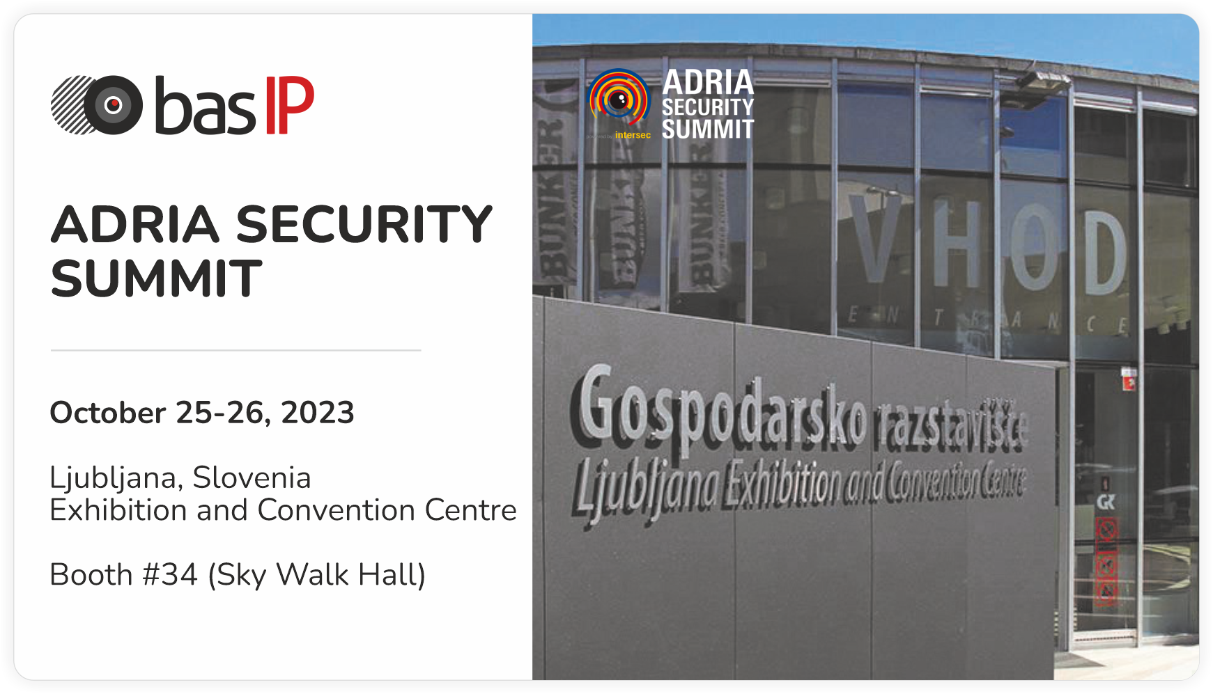 BAS-IP at Adria Security Summit 2023 - BAS-IP