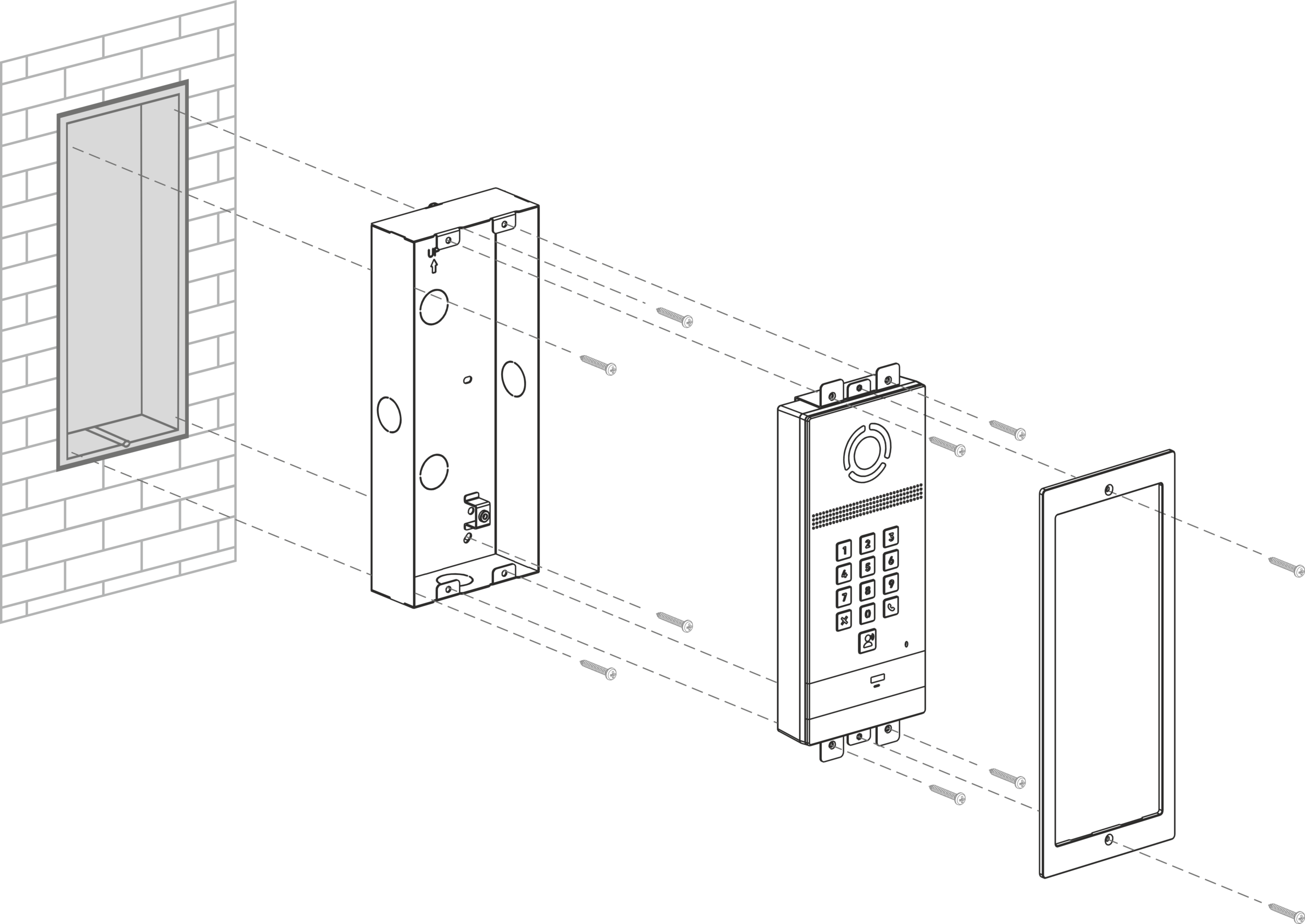 Flush mount (optional)
