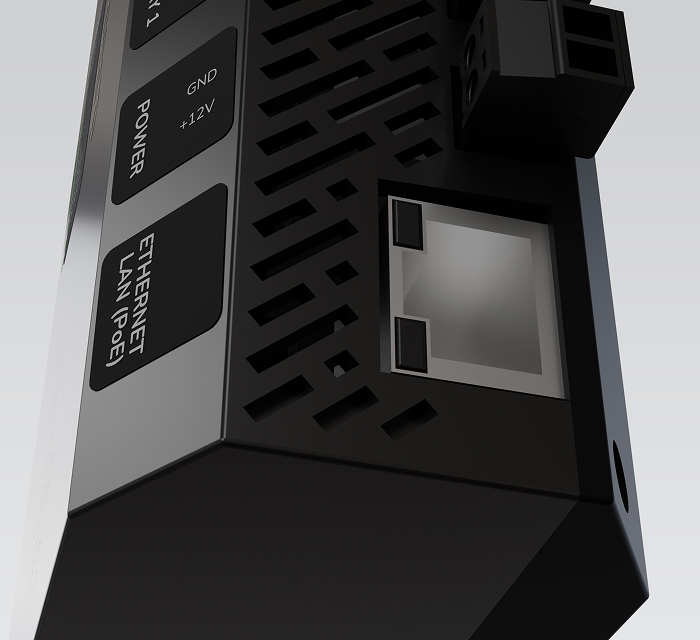 PoE or 12V DC power