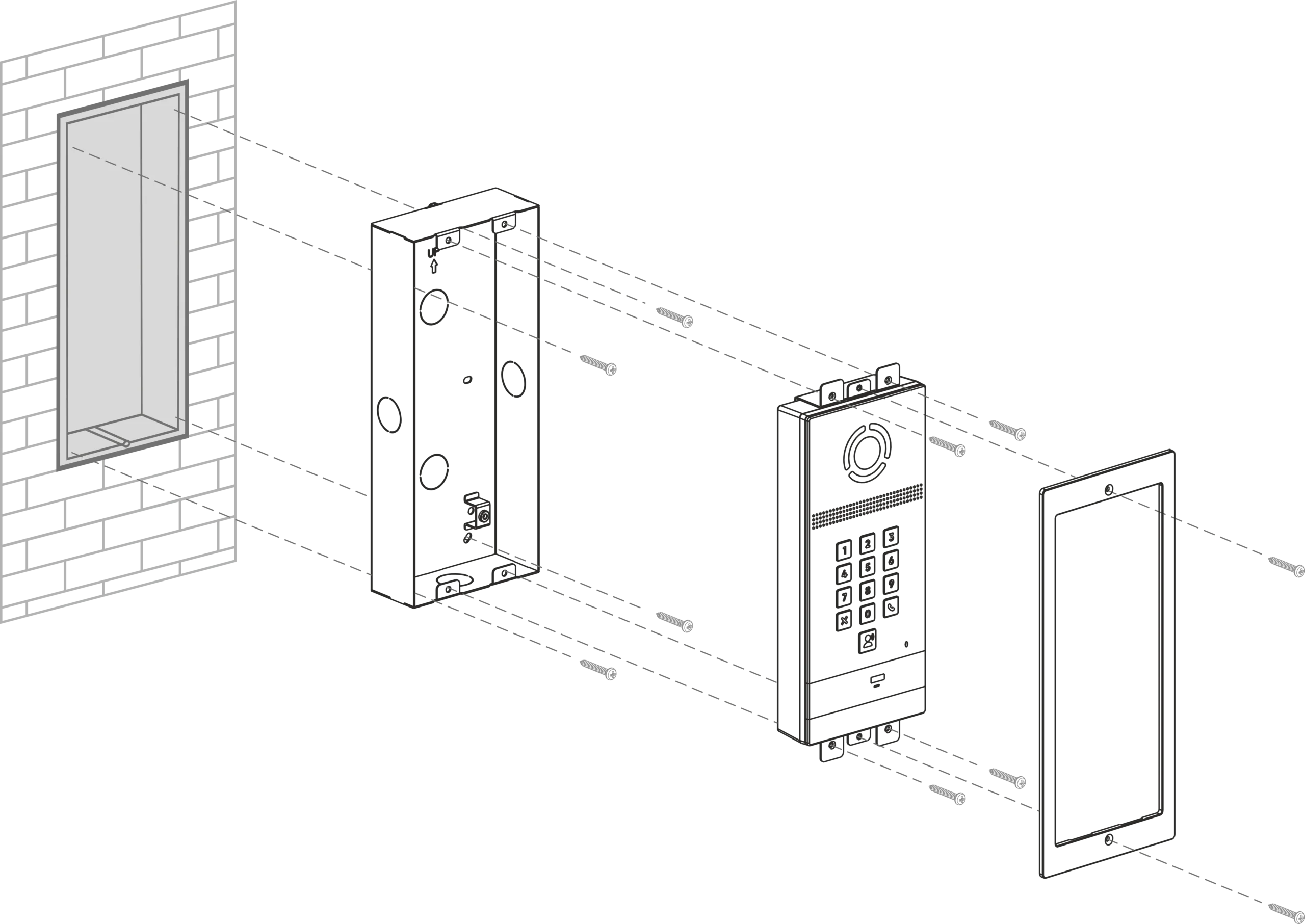 Врізний монтаж (опція)